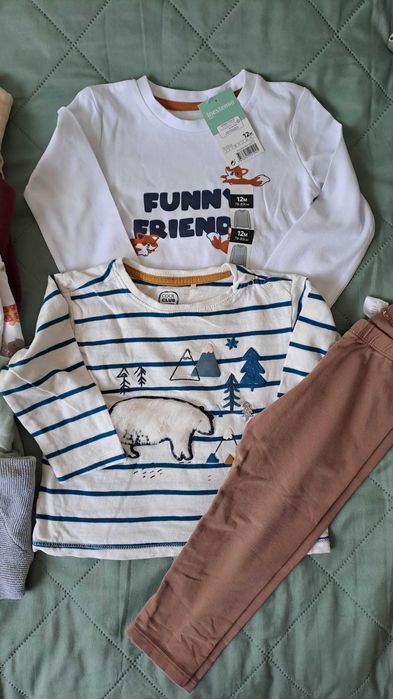 Paka ubranek chłopięcych r.86