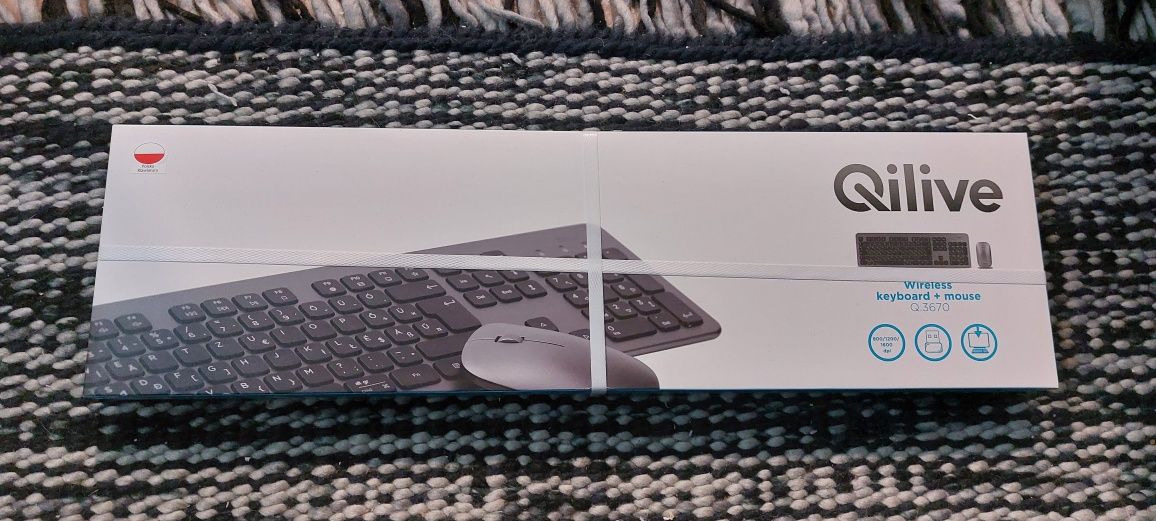 Zestaw bezprzewodowy klawiatura + mysz