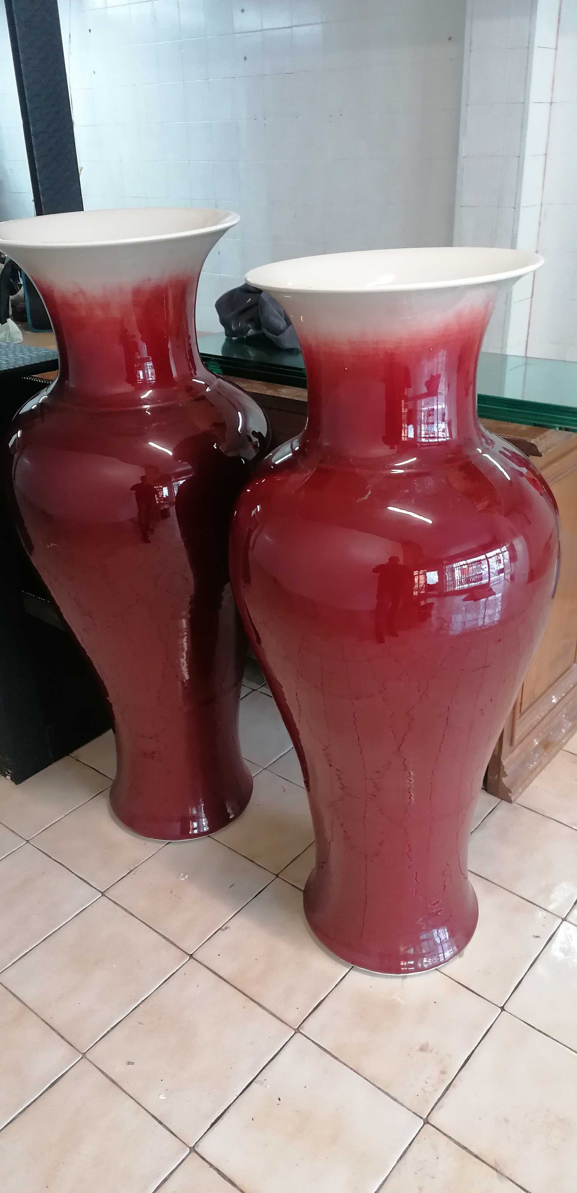 2 Vasos Grandes - 1.40 mts/Altura - NOVOS | Lindo para entrada Moradia