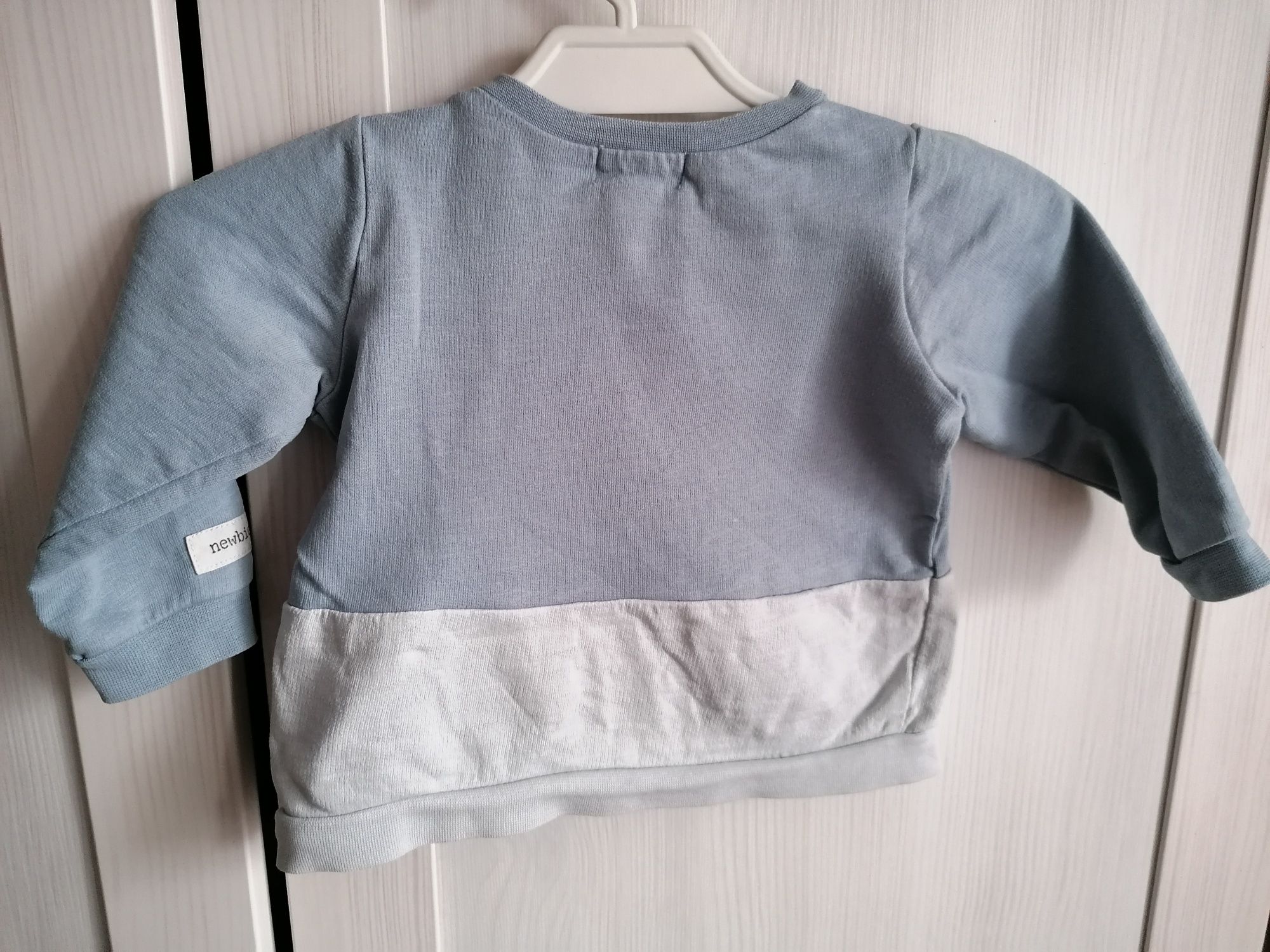 Błękitna bluza Newbie 68 cm