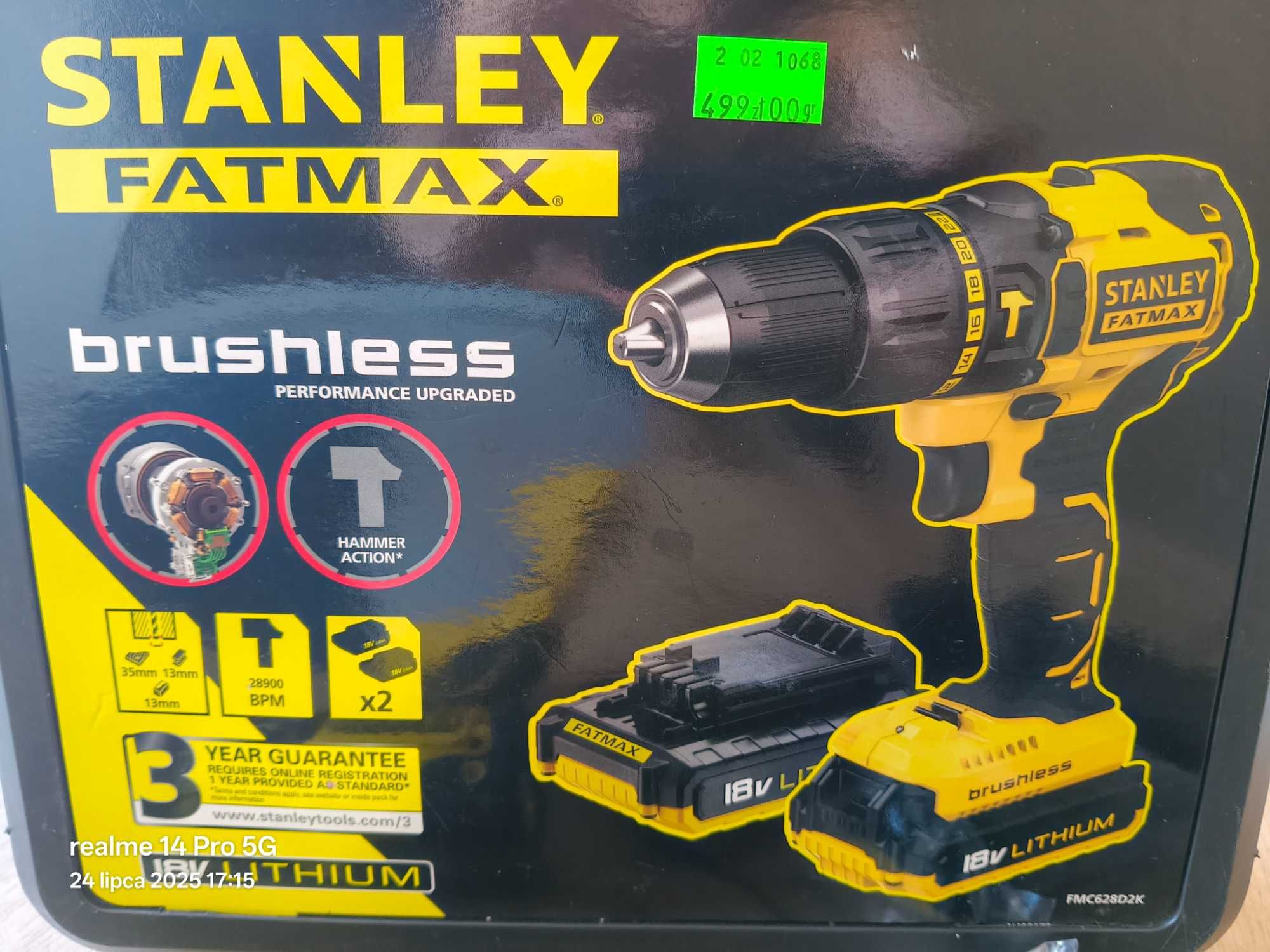 Wkrętarka akumulatorowa Stanley Fatmax