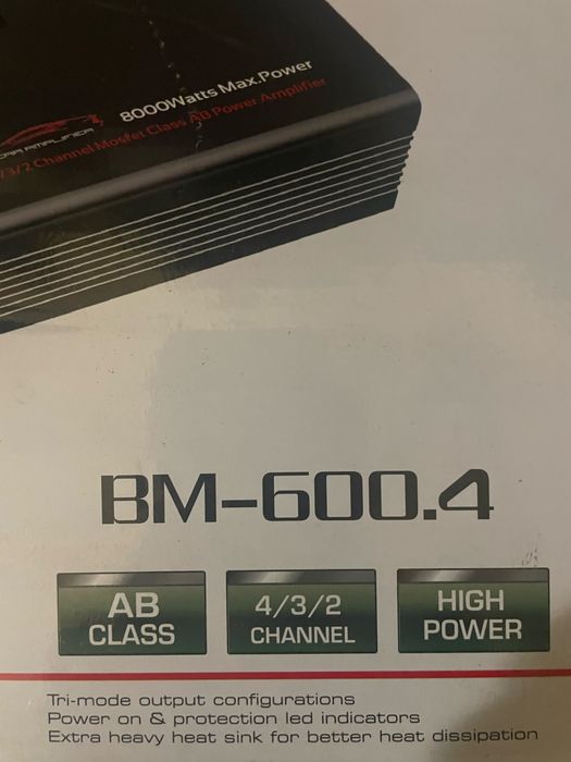 Усилитель Boschmann BM-600.2 и ВМ-600.4