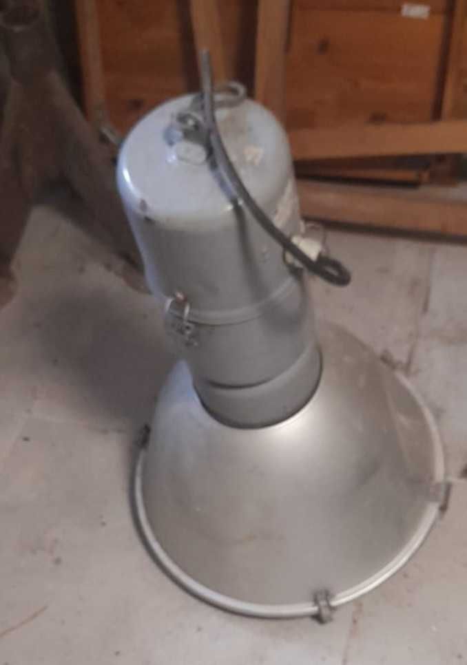 Lampa Elgo sodowa industrialna przemysłowa loft prl vintage