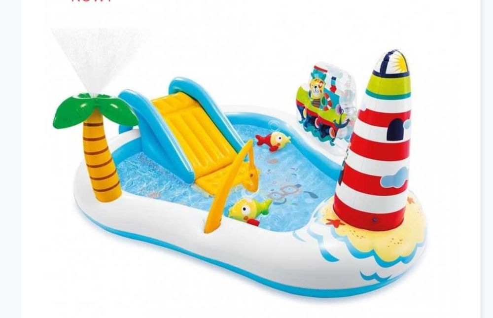 Basen dla dzieci ogrodowy Dmuchany PLAC ZABAW