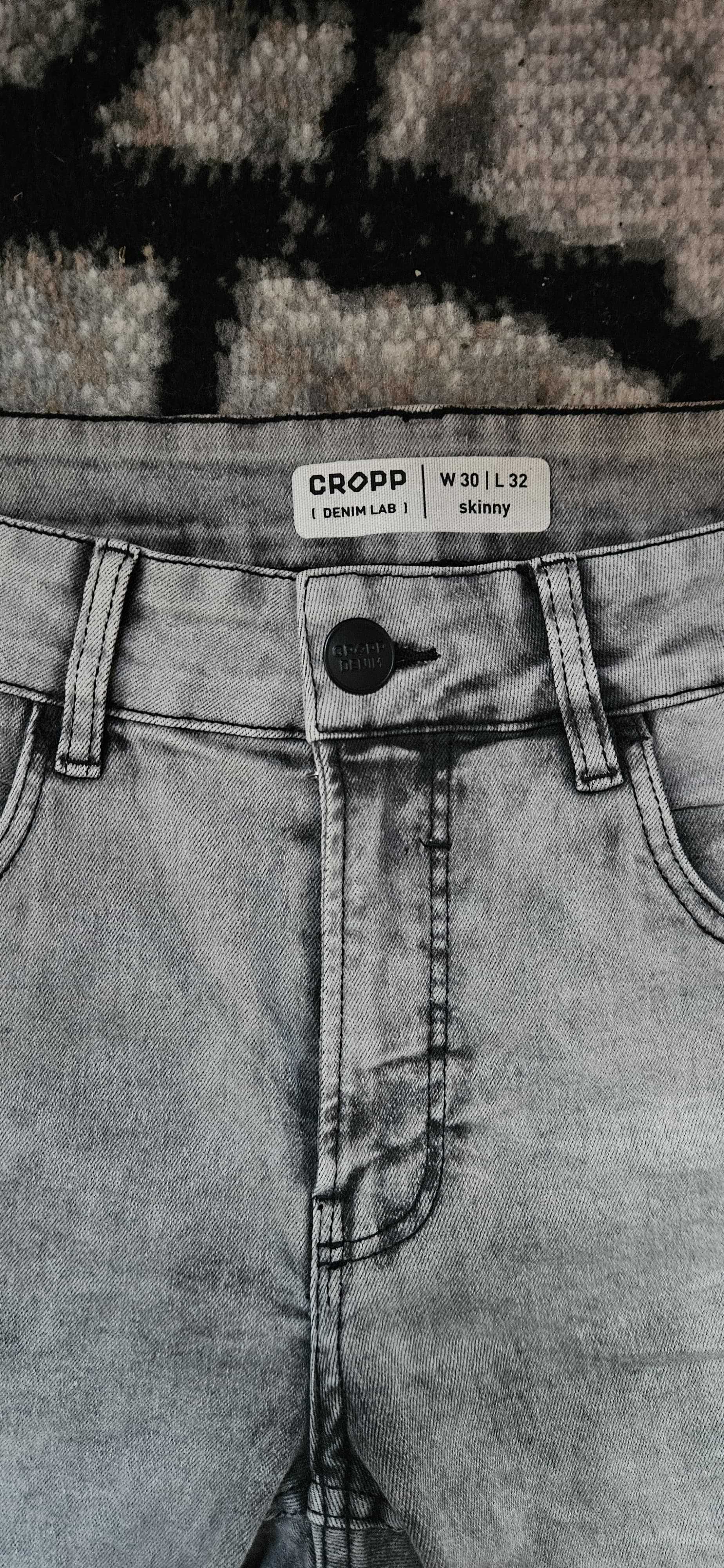 Jeansy skinny Denim lab cropp