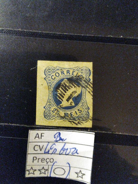 1853 D° Maria II (0) Carimbo de Lisboa