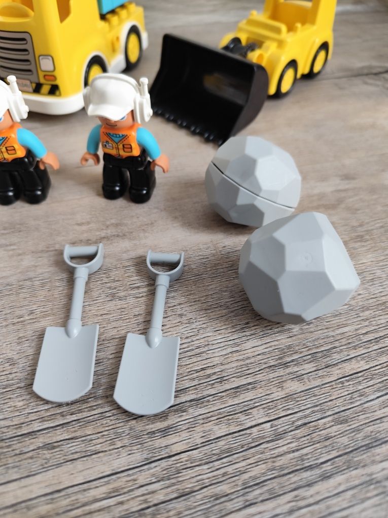 LEGO Duplo 10930 + 10931 Buldożer, ciężarówka i koparka