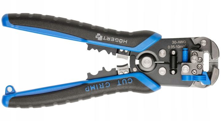 Automatyczny Ściągacz Izolacji 210mm 0.05-10 Mm² Hoegert Technik Ht1p1