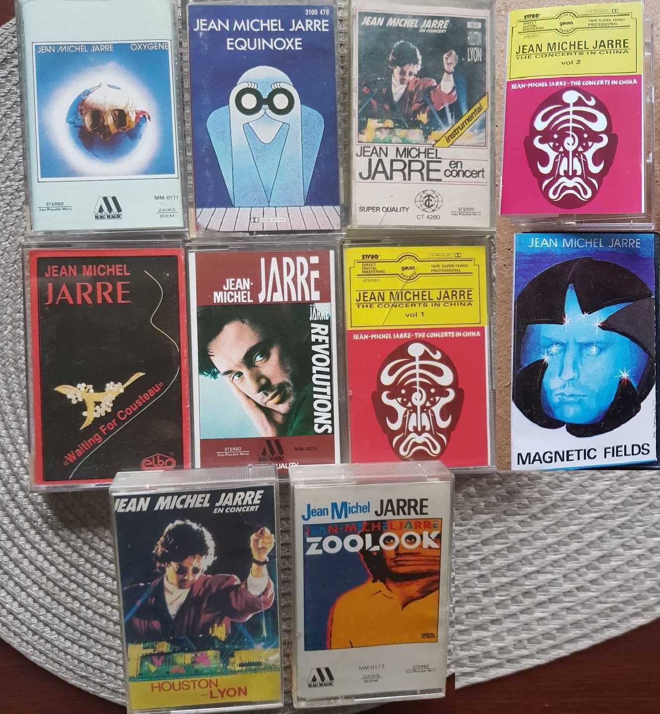 kaseta magnetofonowa audio Jean Michel Jarre kolekcja płyt  lata 90-te