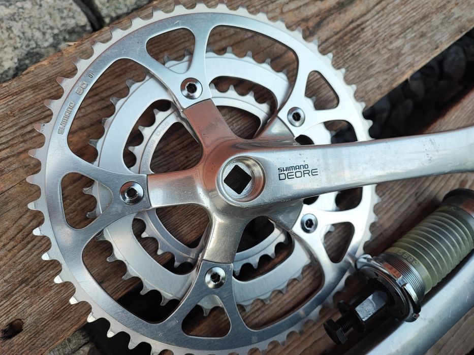 Korba rowerowa Shimano Deore DX MT60 170mm + Tange Retro MTB