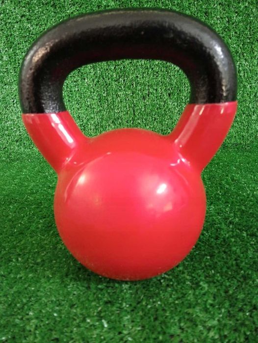MOVIT 8kg Profesjonalna hantla kula Kettlebell czerwono - czarny NrP11