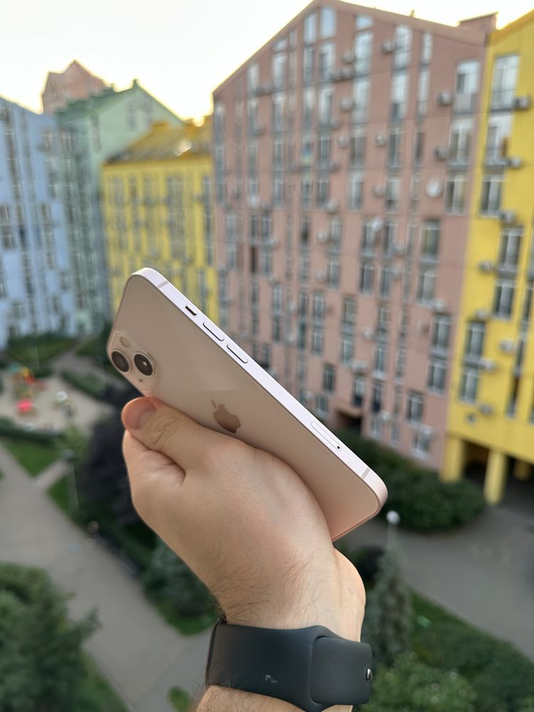 92% Аккум Идеал iPhone 13 128Gb Pink Neverlock Айфон White Starlight