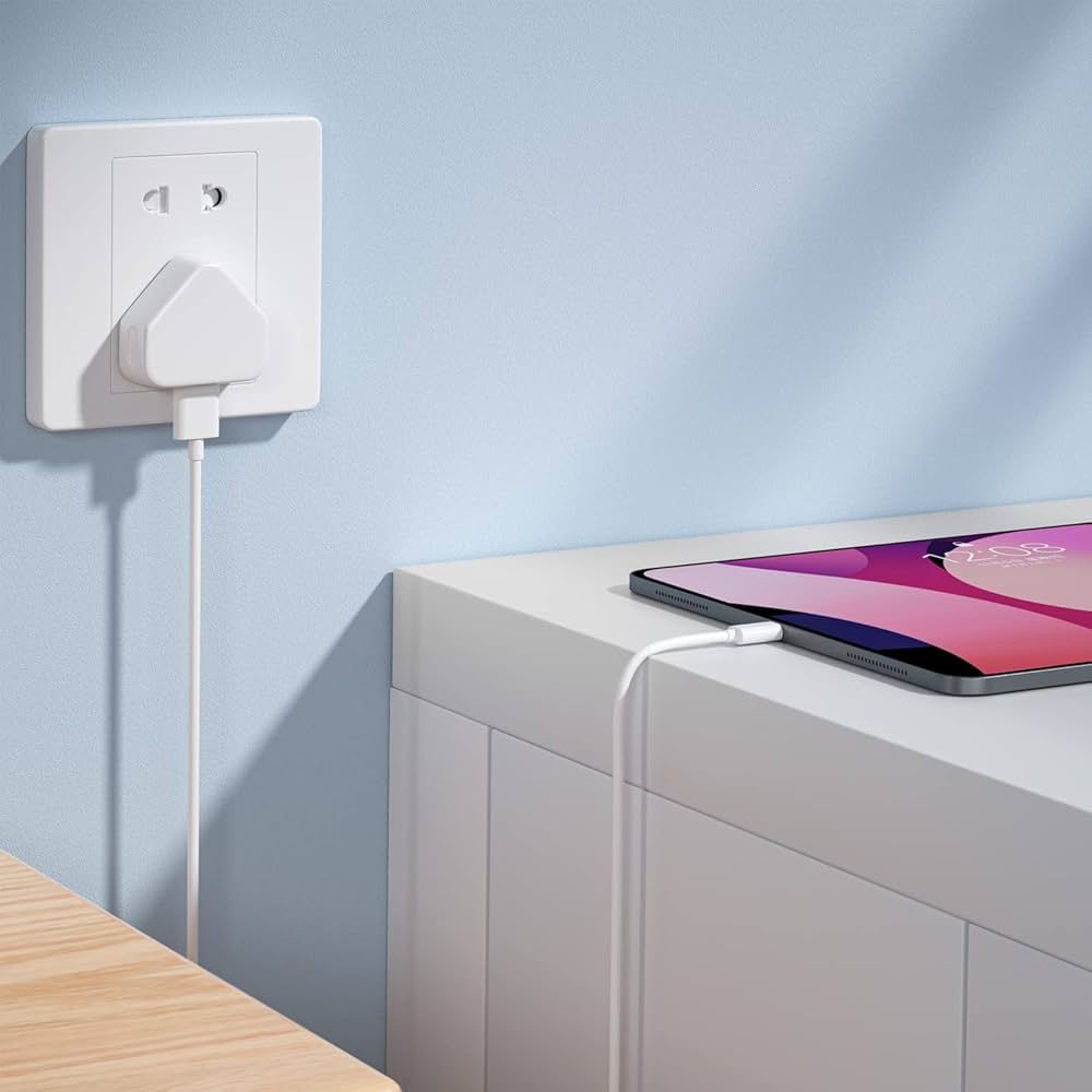 Ładowarka Ścienna USB-A ISB-C 18W UK