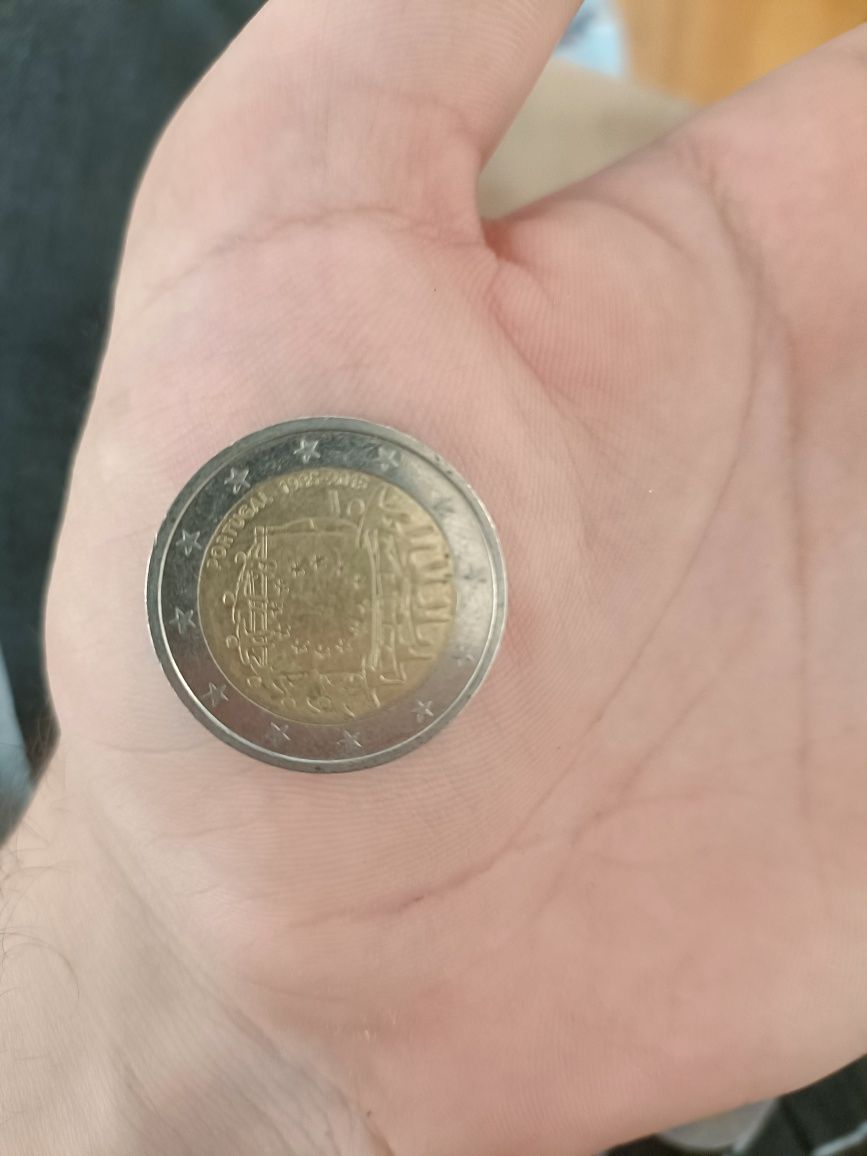 2 Moedas comemorativas de 2 euros flag (Portugal - França)