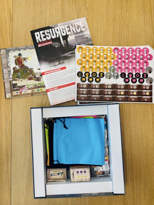 Resurgence – gra planszowa, stan idealny, tylko odfoliowana
