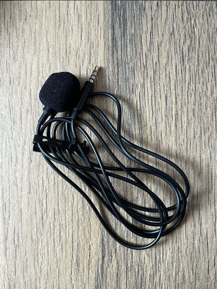 Przewodowy mikrofon do telefonu laptopa nowy