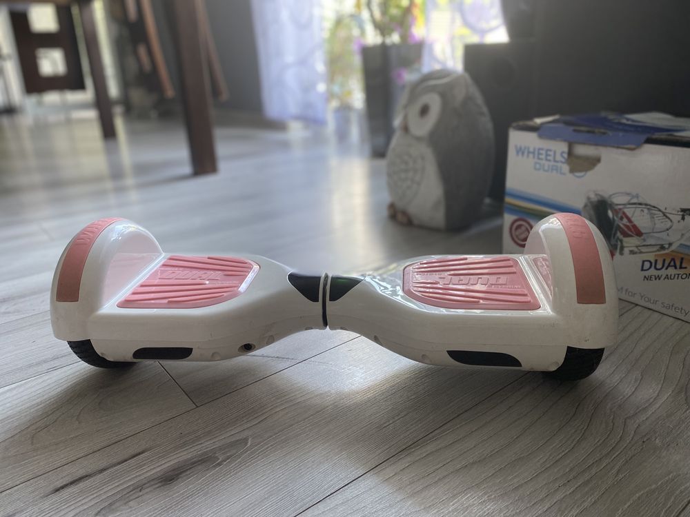 hoverboard skymaster różowo-biały || deskorolka elektryczna