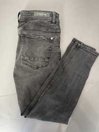 Jeansy męskie spodnie czarne 42 Zara 42 M