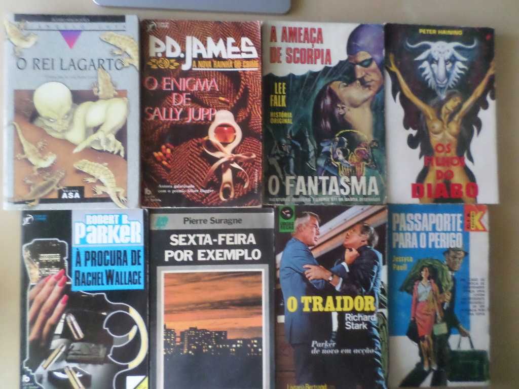 Livros policiais, espionagem e acção