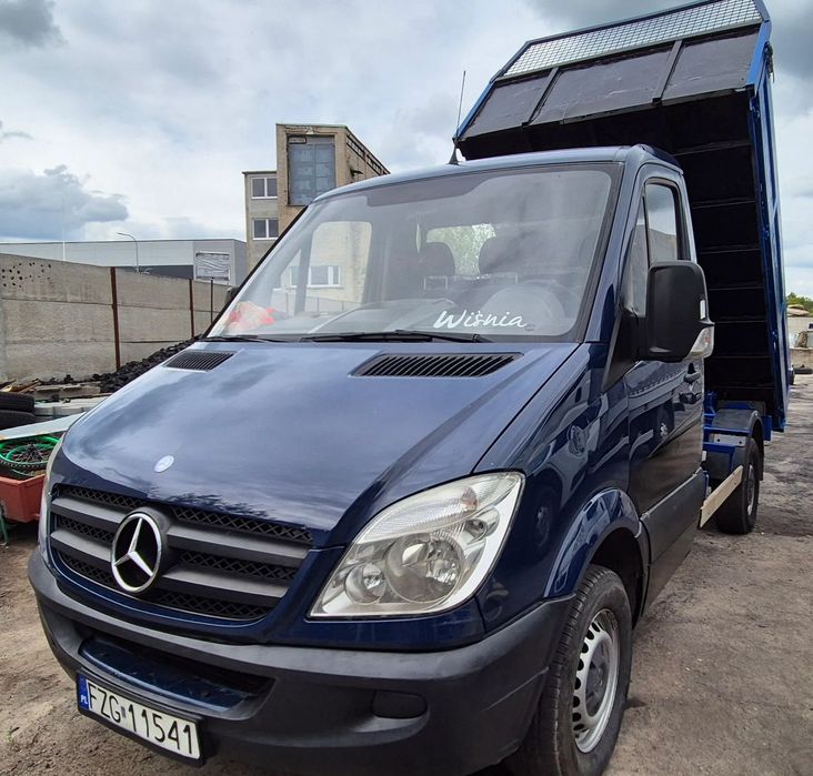 Mercedes-Benz SPRINTER  Wywrotka kiper wywrot Mercedes sprinter poduszki pneumatyczne zamiana