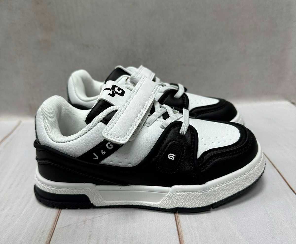 Дитячі кросівки Jong golf dc shoes white білі/чорні р31-36