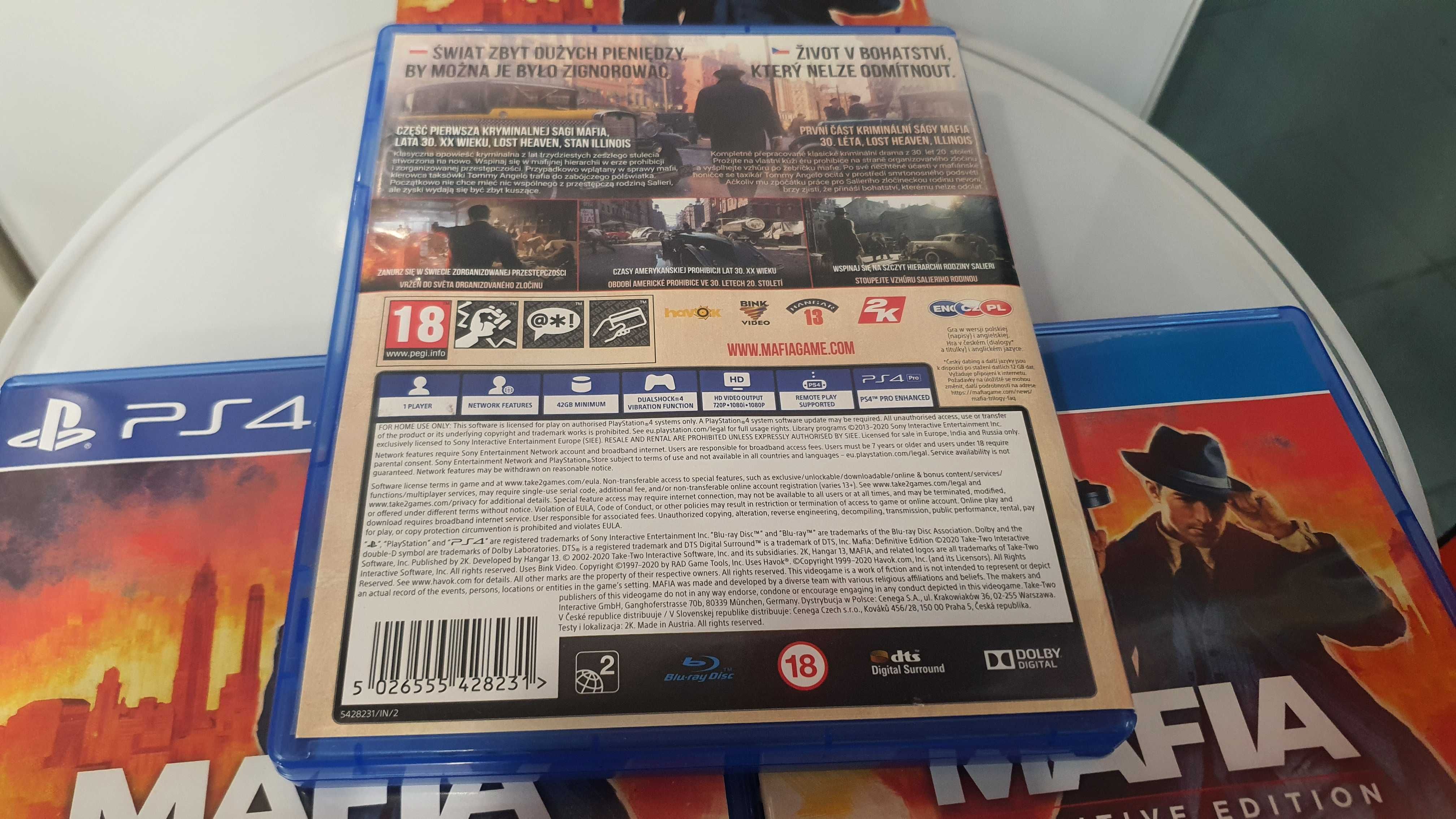 Mafia Definitive Edition Edycja Definitywna PS4  / PS5