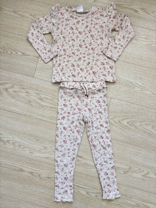 Komplet z dzianiny prążkowanej 104/110 zara