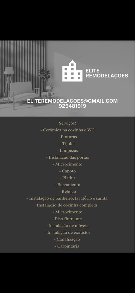 Obras/remodelações