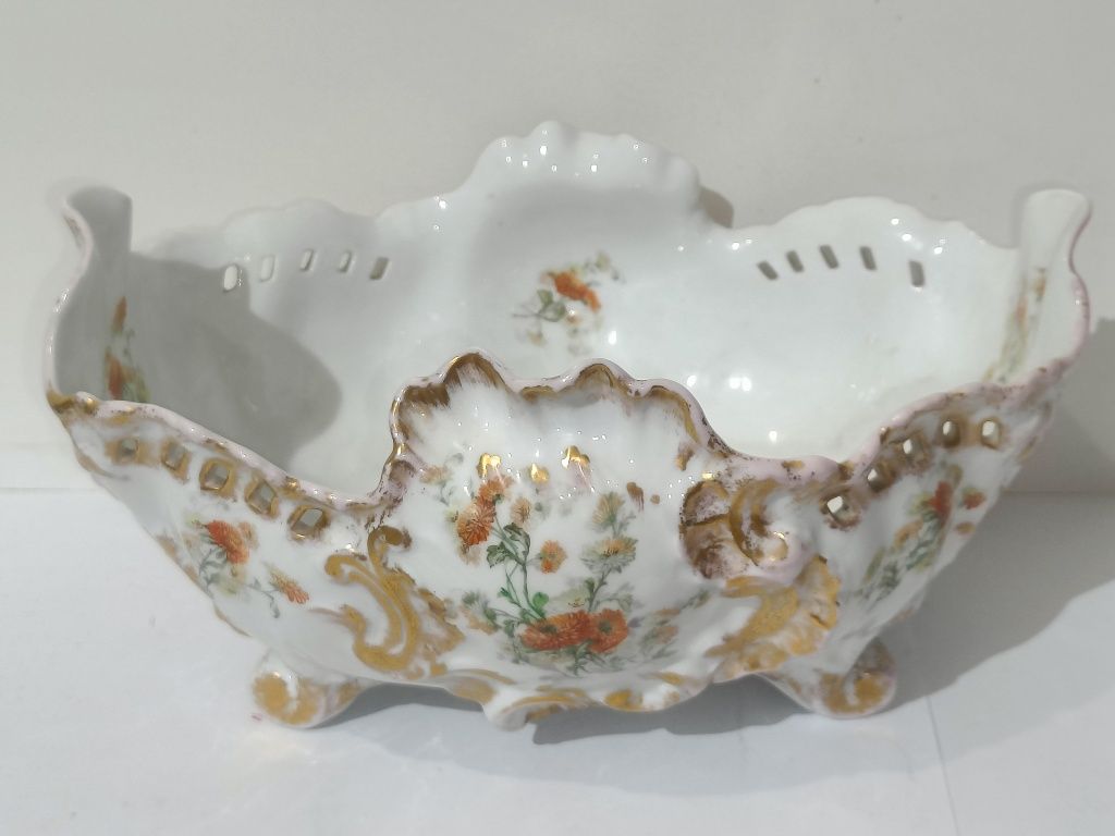Dekoracyjna patera, misa Porcelanowa na owoce