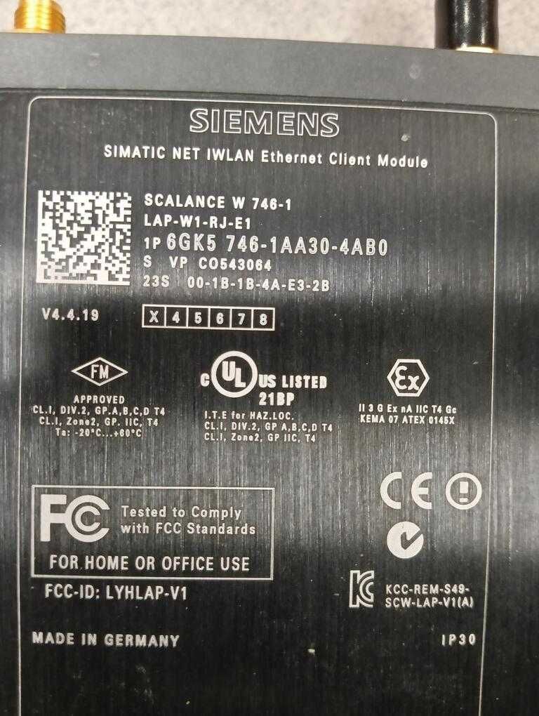 Siemens SCALANE W746 lub W744 lub W721-1
