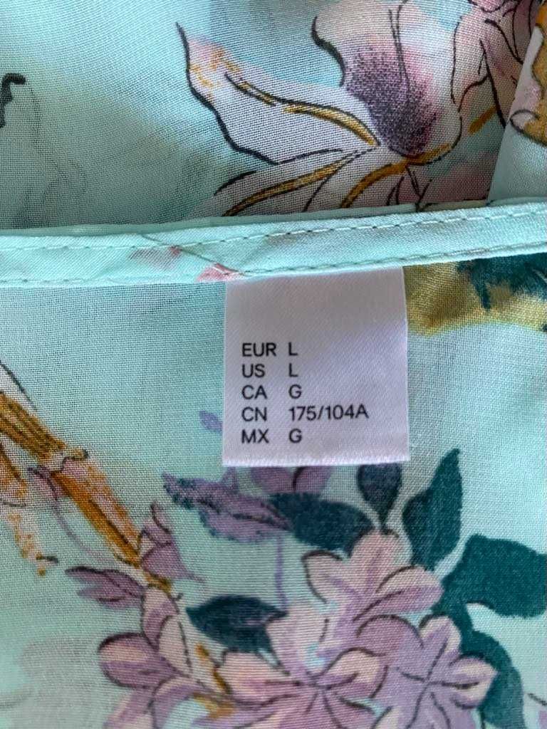 H&M Narzutka plażowa bolerko kamizelka kimono pareo L