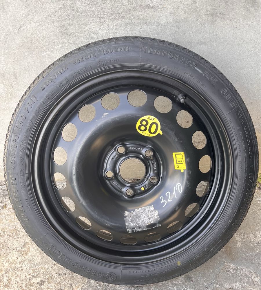 Докатка запаска запасне колесо R16 5x105 115/70 Opel Astra Cruze Volt