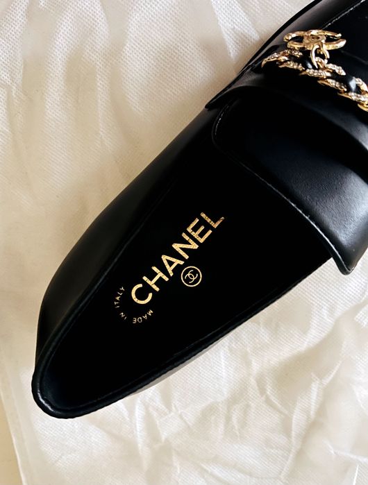 Мокасины Chanel оригинал 39 размер новые