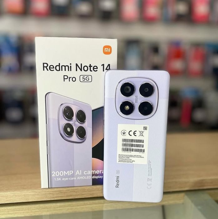 Xiaomi Redmi Note 14 Pro 5G ( 8/256)eSim,120 гц ( НОВІ , МАГАЗИН !)