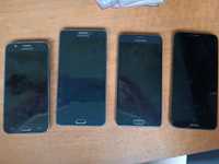 Cztery telefony komórkowe