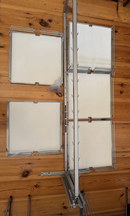 CARGO Wysokie 50 MAXI Pełne Dno 5 półek Biały