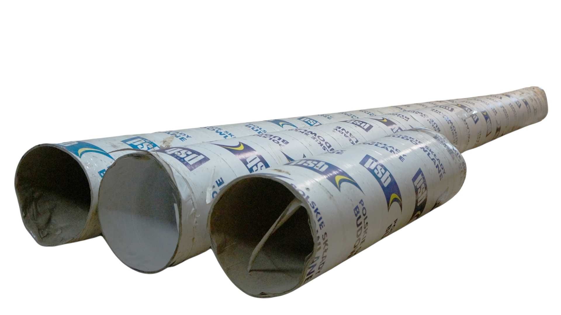 Rura Szalunkowa Tekturowa 3 szt. 9 metrów 2x4m + 1x 1m fi 25/26 mm KPL