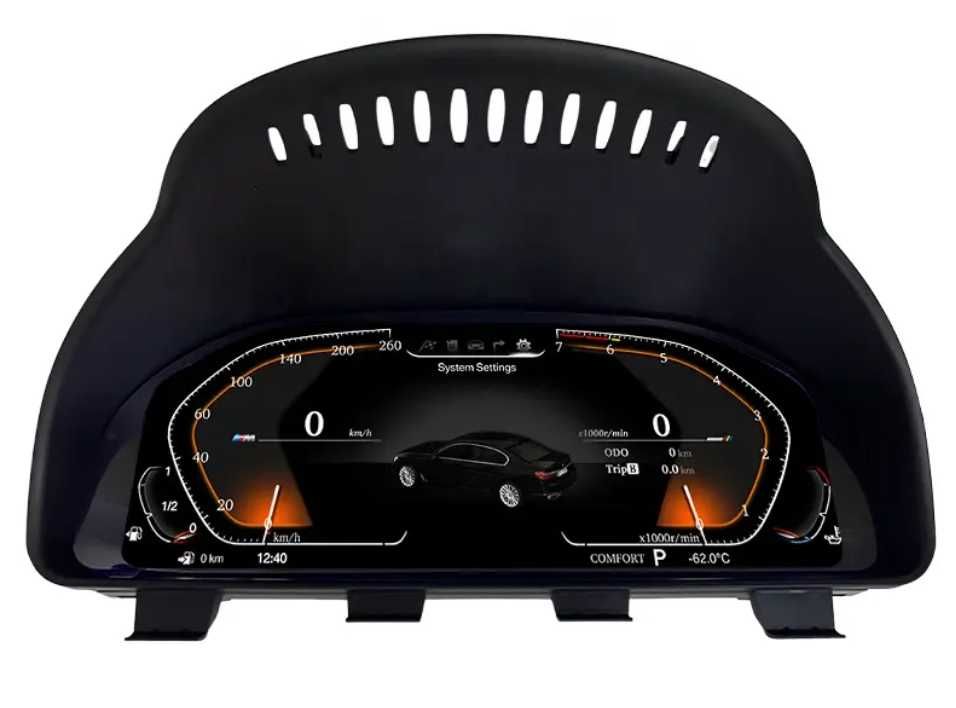 DIGITAL Cyfrowy Licznik ZEGARY LCD BMW E90 E91 E92 E93 2005/2013