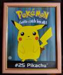Quadro decorativo POKEMON -Pikachu