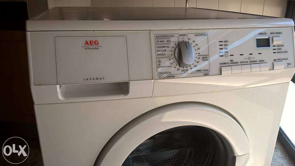 Máquina Lavar AEG lavamat 7kg - silent system - mod: 64851