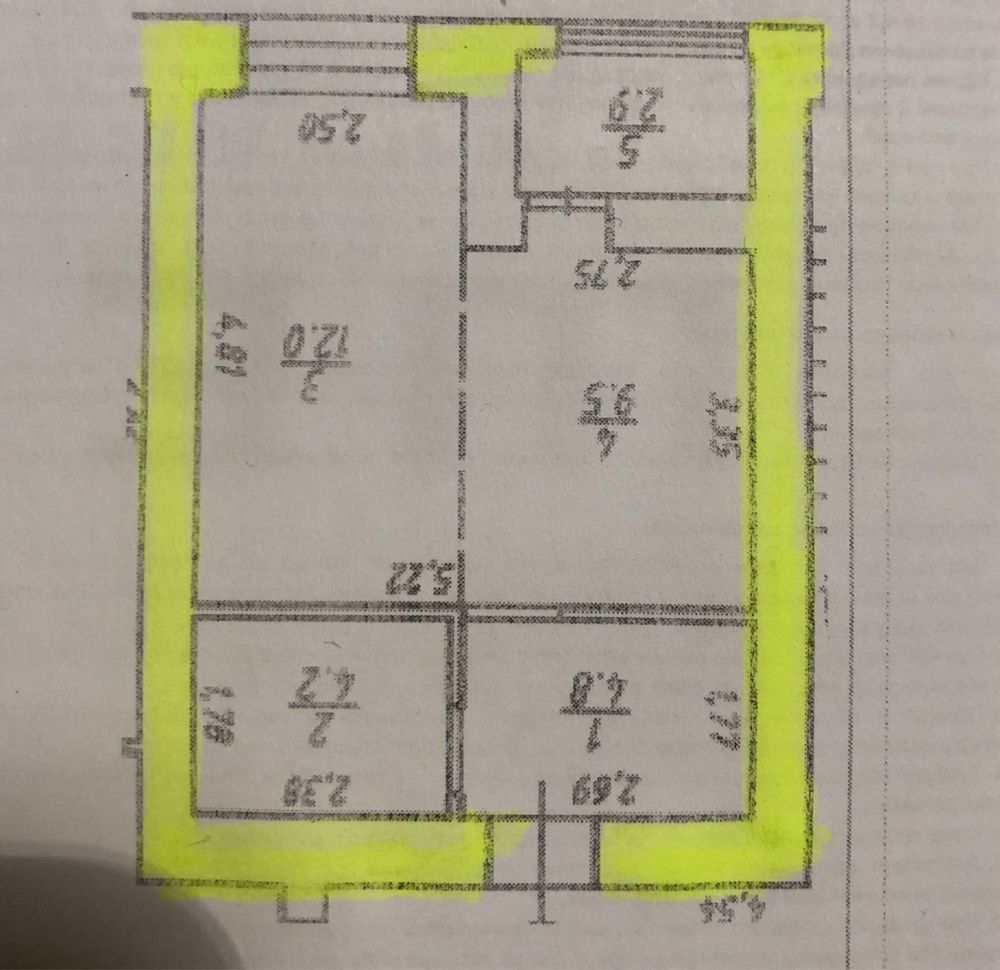 Продаж 1 кімн квартири в зданому будинку