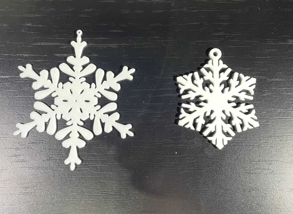 Flocos de neve 3D – toque mágico para o Natal