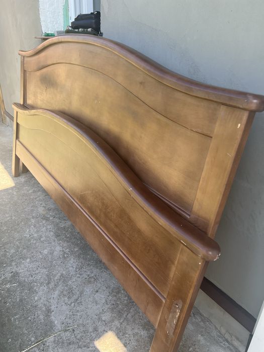 Ліжко дуб коричневе