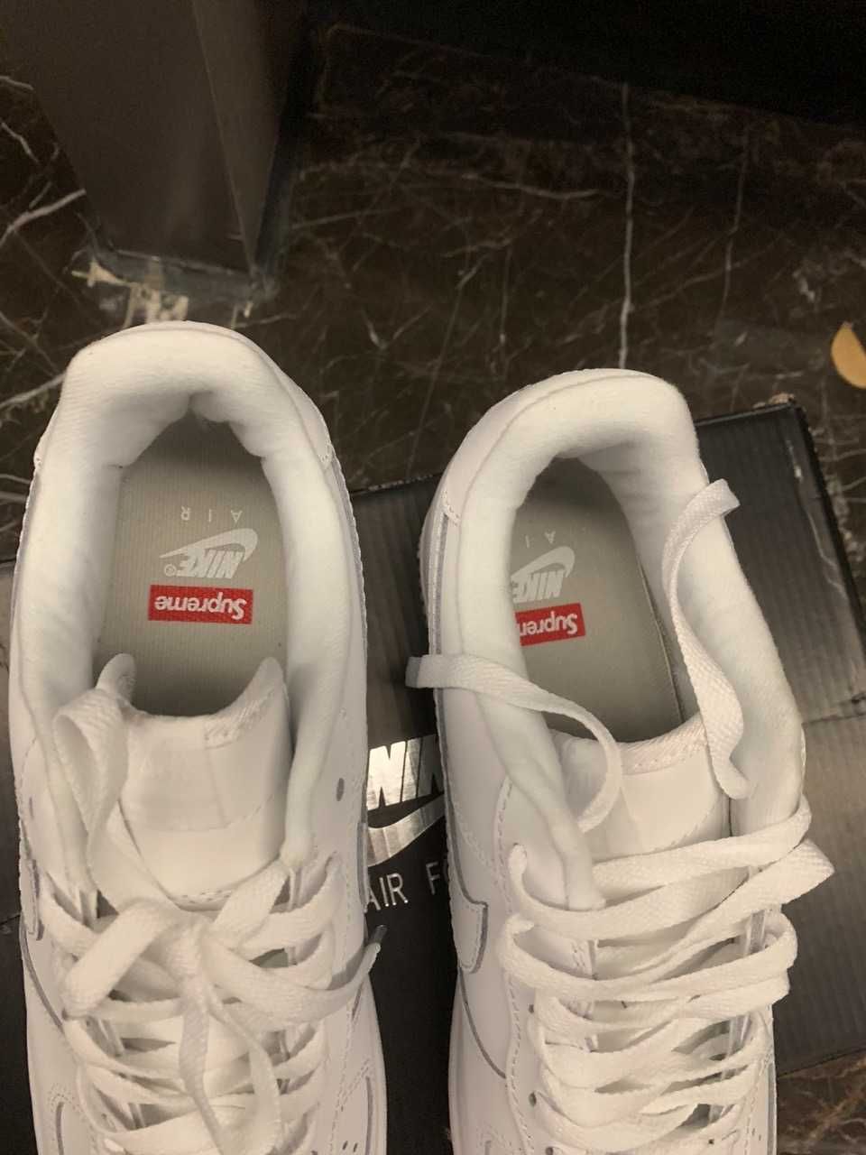 Supreme x Nike Air Force 1 Low White Size 38-45