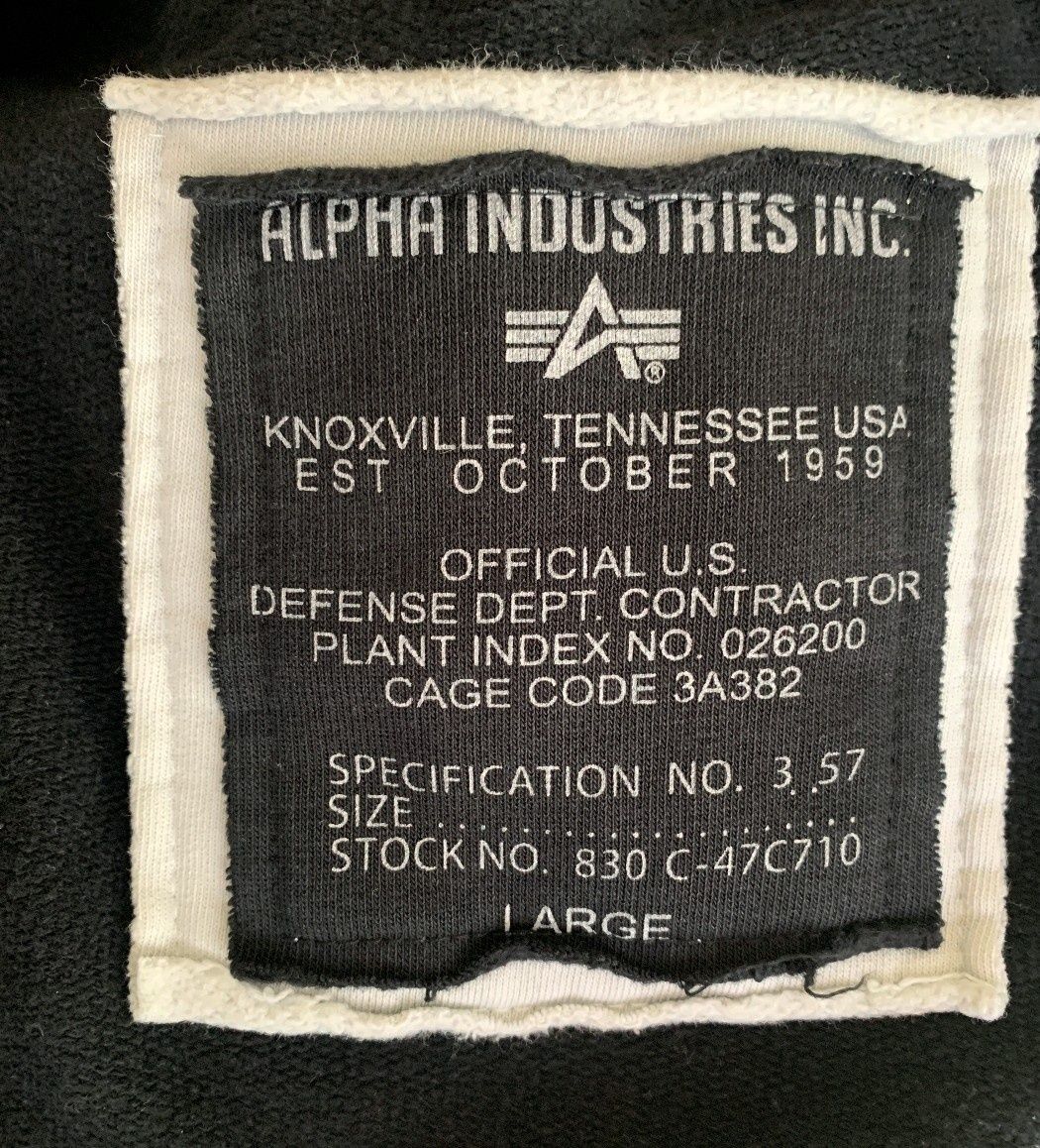 Alpha Industries bejsbolówka, L