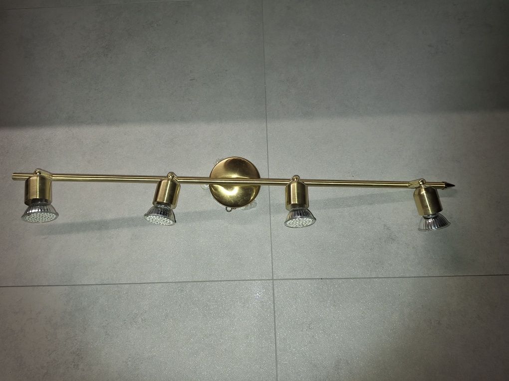 Listwa sufitowa LED 4  żarówki GU - 10 stan idealny