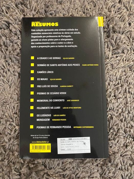 Livro de Resumos - Sermão de Santo António aos Peixes