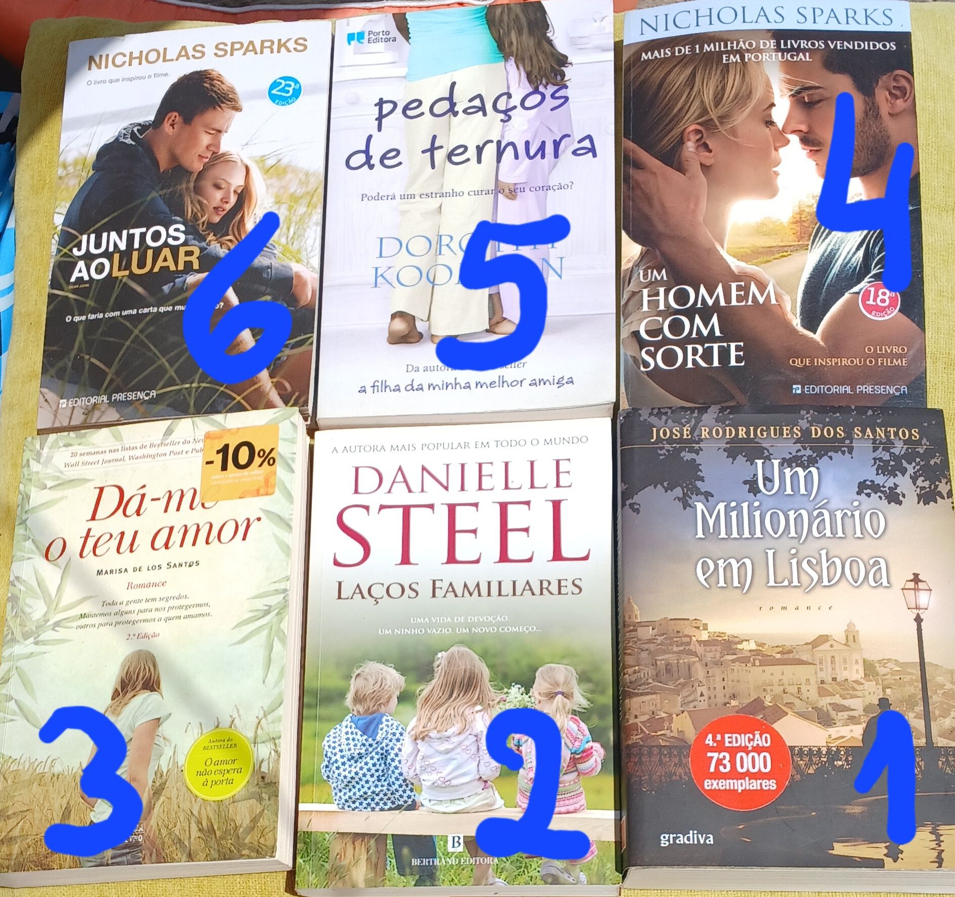 Varios livros bem estimados