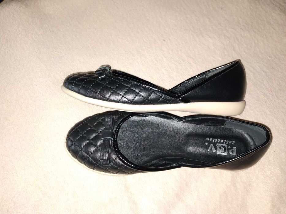 Распродаж!!!Нові повністью шкірян балетки PGV