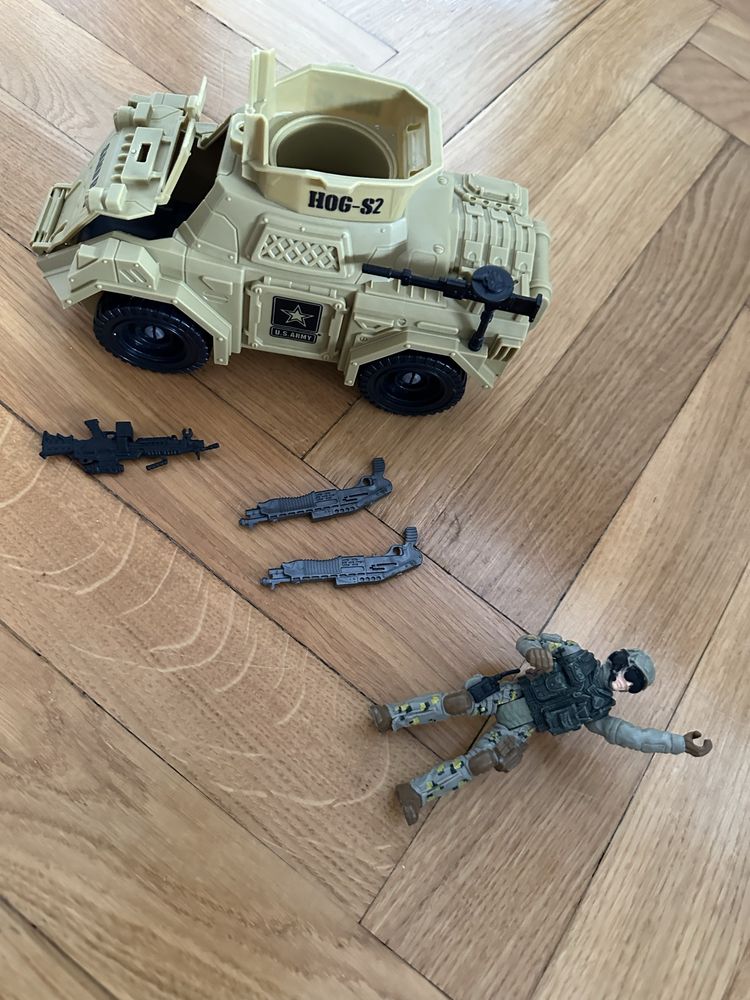 US Army wojskowy samochód czołg